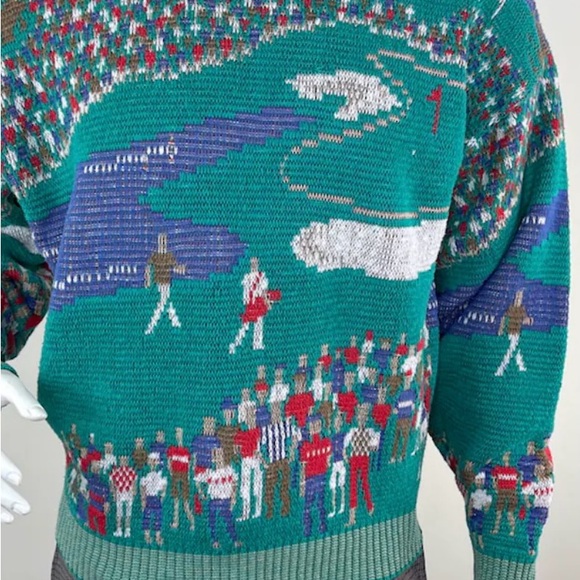 VTG Men’s Crossings Golf crewneck sweater. Sz L. - Picture 6 of 7